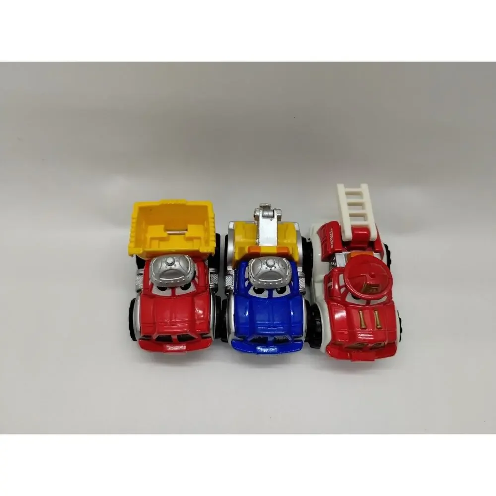 Lot of 3 TONKA Lil’ Chuck & Friends Diecast Trucks Maisto Cars Hasbro 2000